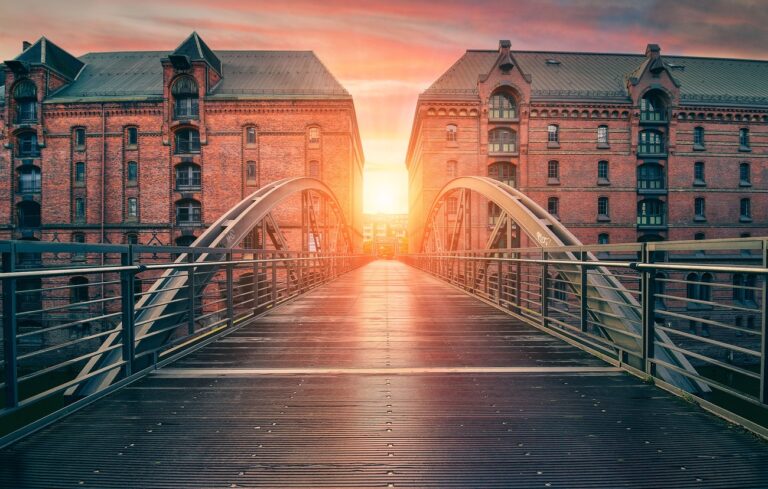 Brücke in der Hamburger Speicherstadt