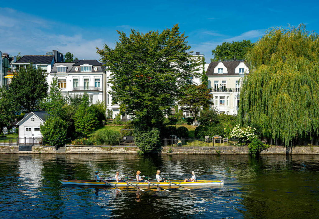 Alsterufer in Winterhude