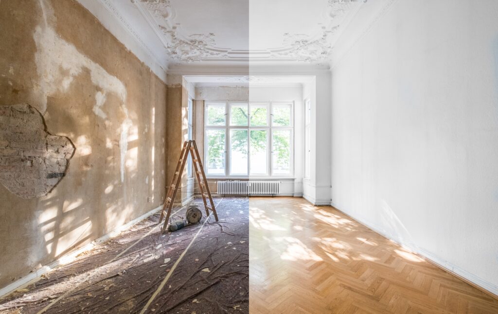 Wohnung Vorher-Nachher