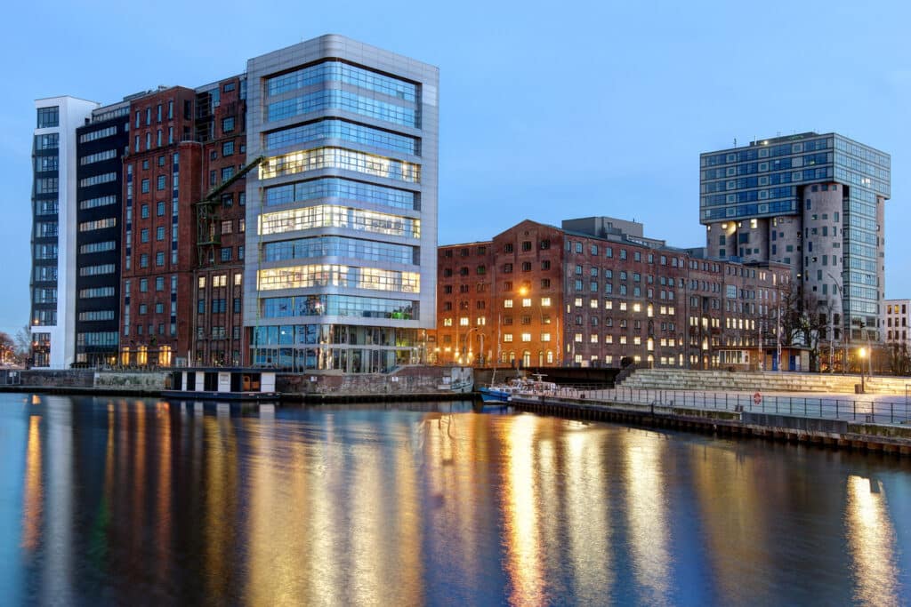 Hafencity bei Nacht